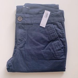 Old Navy Boot cut navy blue khaki pants Brand New